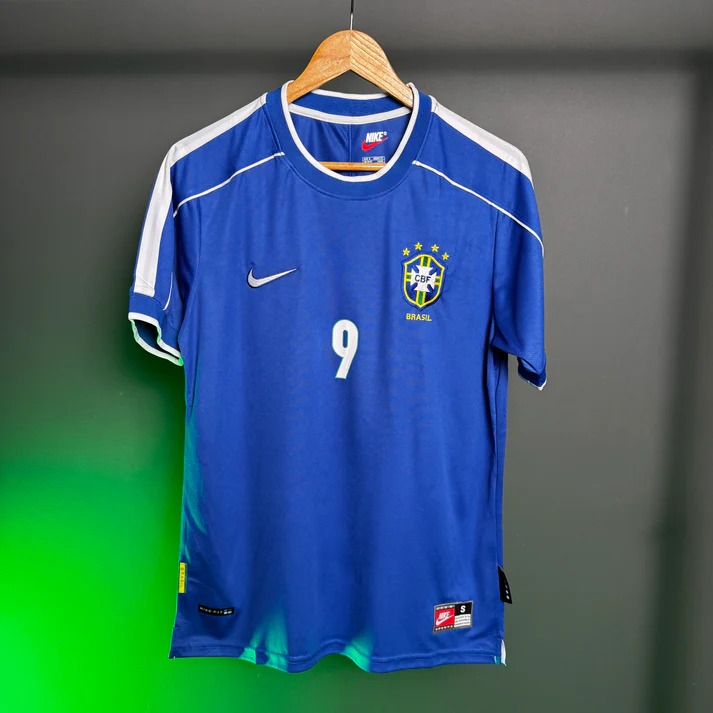 CAMISA BRASIL RETRO 1998 RONALDO